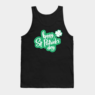 Happy St Patrick's Day Irish Shamrock Clover Gift Tank Top